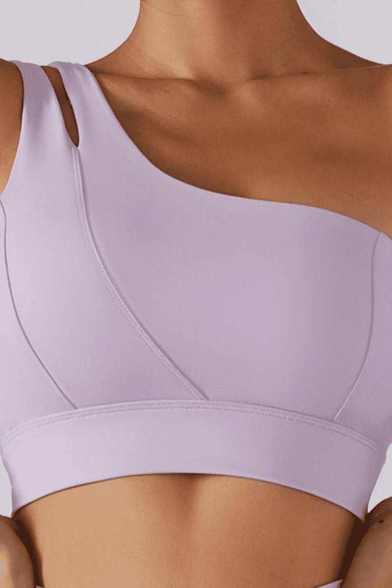 Top feminino  para treino OneFit - um ombro só